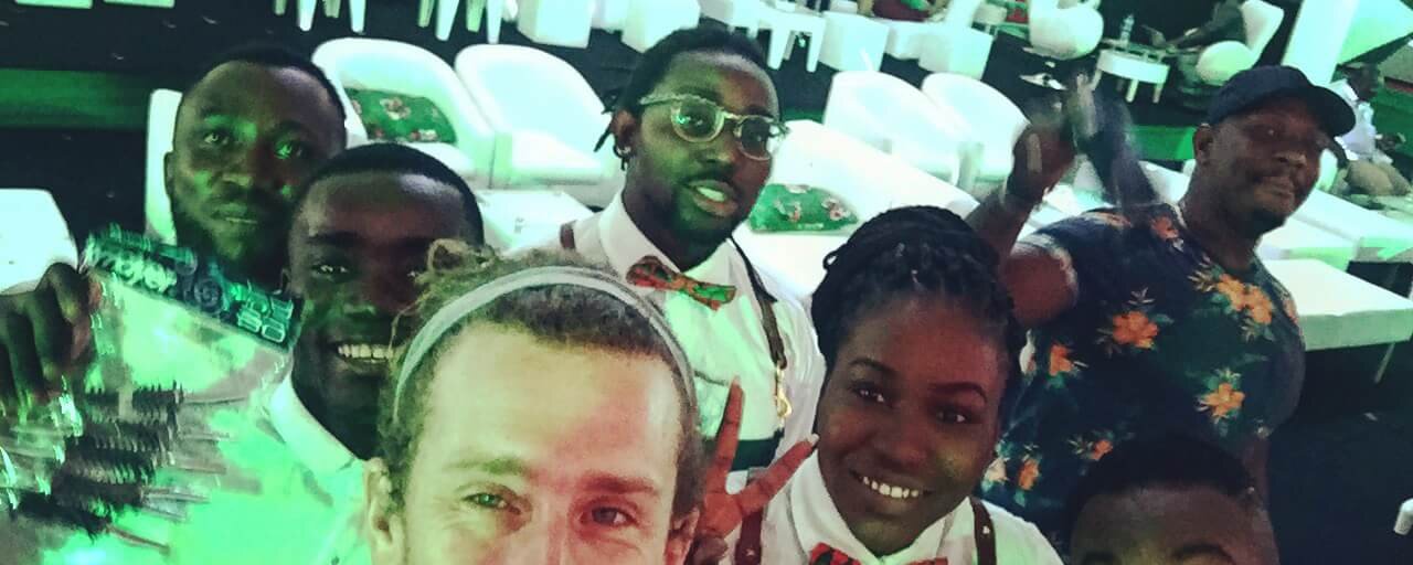 Flair bartenders in Africa with WFA Gradings