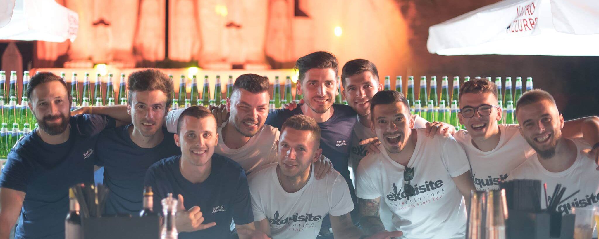 The next generation of flair bartenders…